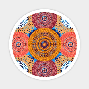 Circle Mandala Pattern Magnet